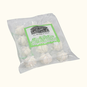 baked-goods: Meringue White Rosettes - 12 pack