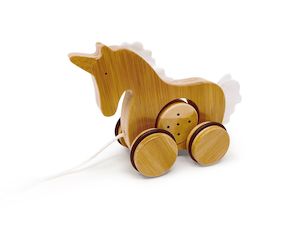 Bamboo Push & Pull Unicorn
