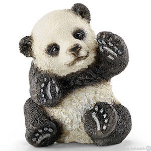 Schleich Wildlife: SC Panda Cub Playing (Green Dot)