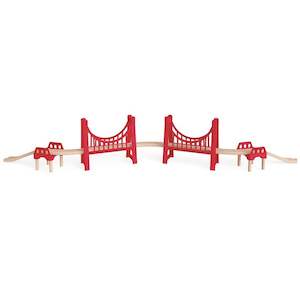 Hape Extended Double Suspension Bridge