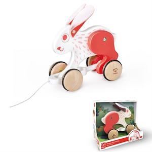 Push Pull: Hape Pull Along Bunny