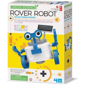 Robotics Coding: 4M Rover Robot Solar Green