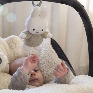 Miffy Fluffy Hanging Toy Green