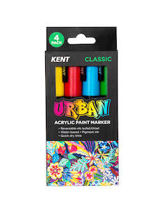 Paint Marker 6mm Nib Classic 4pk
