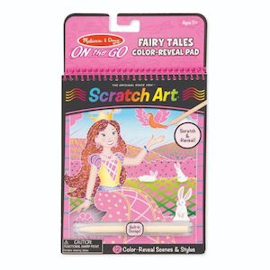 Colouring Drawing: MD Scratch Art Fairy Tales