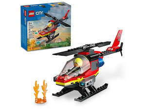 Lego City: Lego City Fire Rescue Helicopter 60411