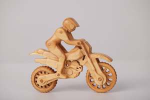 Wooden Vehicles: Huhu Dirt Bike