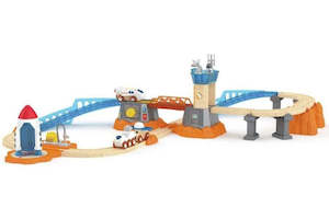 Wooden Vehicles: Hape Mars Launch Rail Set