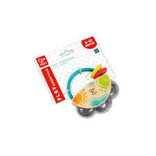 Baby Toddler: Hape Play Essentials Wooden Tambourine