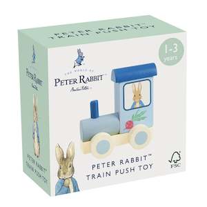 Peter Rabbit Wooden Train Push Toy