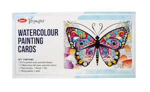 Colouring Drawing: Jasart Watercolour Card Set 280 x 148mm