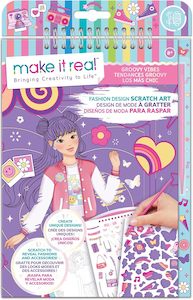 Tween: Make It Real Scratch Art Groovy Vibes