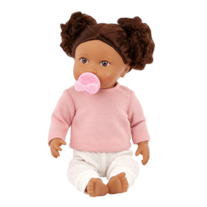 Lullababy 14" Doll Brunette Hair & Pink Top