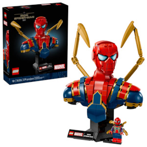 Lego SH Iron Spiderman Bust 76326