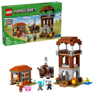 Lego MC The Pillager Outpost and Ravager 21278