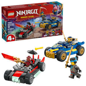 Lego Nin Rogue vs Drix Race Car Duel 71840