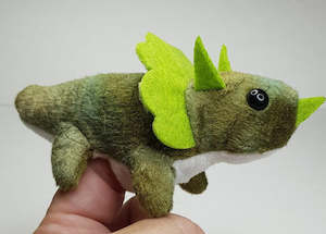 Triceratops Finger Puppet