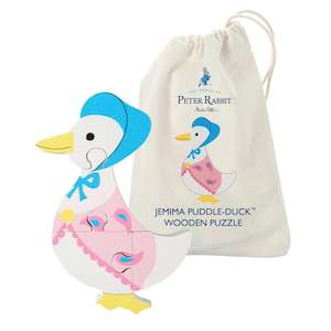 Wooden Puzzles: Wooden Mini Puzzle Jemima Puddle Duck