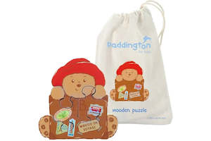 Wooden Mini Puzzle Paddington with Suitcase