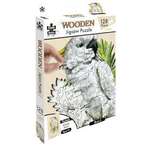 Wooden Puzzles: Wooden Jigsaw Cockatoo 133pc