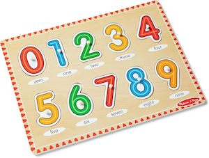 MD See Inside Numbers Peg Puzzle