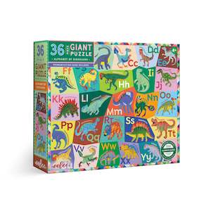 Puzzles 2 5 Years: Eeboo Giant Alphabet of Dinosaurs 36pc