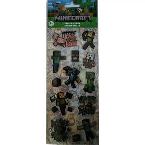 Minecraft Stickers Puffy