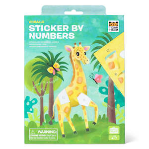 Art Craft Stickers: TT Sticker by Numbers - Animals