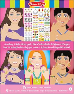 Art Craft Stickers: MD Jewelry & Nails Glitter Collection