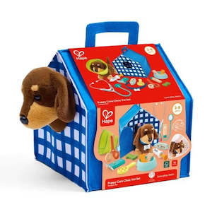 Hape Puppy Care Clinic Vet Set