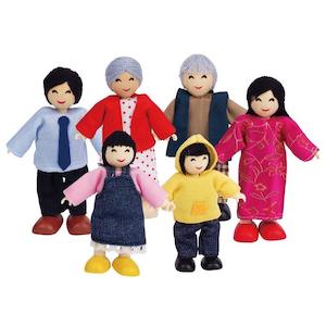 Doll House People Furniture: Hape Happy Family Asian