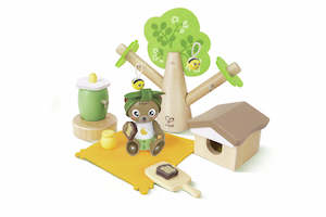 Doll House People Furniture: Hape GP Bees & Honey Set