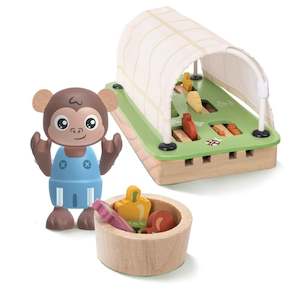 Doll House People Furniture: Hape GP Greenhouse Set