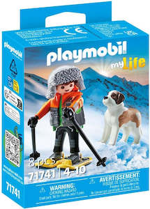 Imaginary Play: PL Hiker with Saint Bernard
