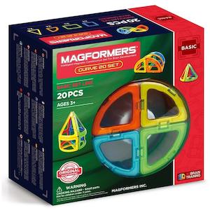 Magnetic Play: Magformers Curve 20 Piece