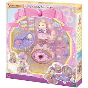 Other Sylvanian: SF Ponys Vanity Dresser Set
