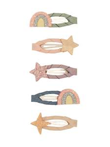 Rainbow & Star Clips