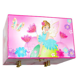 Music Box: PP Fairy Butterfly Friends Med Musical Box