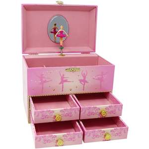 Music Box: PP Romantic Ballet Medium Musical Jewellery Box