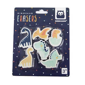 Eurekakids Eraser Set Dinosaur