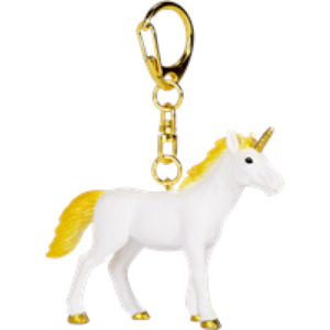General Gift: Mojo Standing Yellow Unicorn Keychain