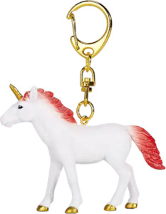 General Gift: Mojo Standing Peach Unicorn Keychain