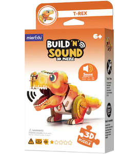 Construction Toys: Build n Sound 3D Puzzle T-Rex