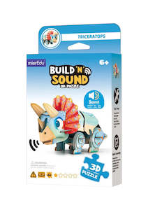 Construction Toys: Build n Sound 3D Puzzle Triceratops