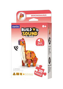 Construction Toys: Build n Sound 3D Puzzle Brachiosaurus