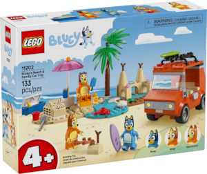 Lego 4: Lego Bluey Beach & Family Car Trip 11202