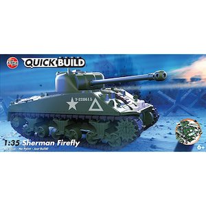 Hobbies Collectables: AFX Quickbuild Sherman Firefly 1:35