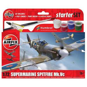 Model Kits: AFX Sml Starter Set Supermarine Spitfire 1:72
