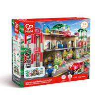 Vehicles: Hape Multi-Level Railway City Set