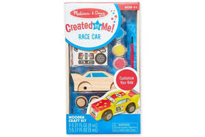 Art Craft: MD Create Wooden Race Car